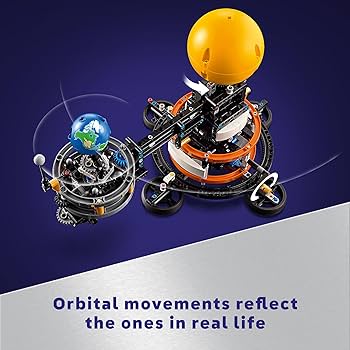 Amazon.com: LEGO Technic Planet Earth and Moon in Orbit