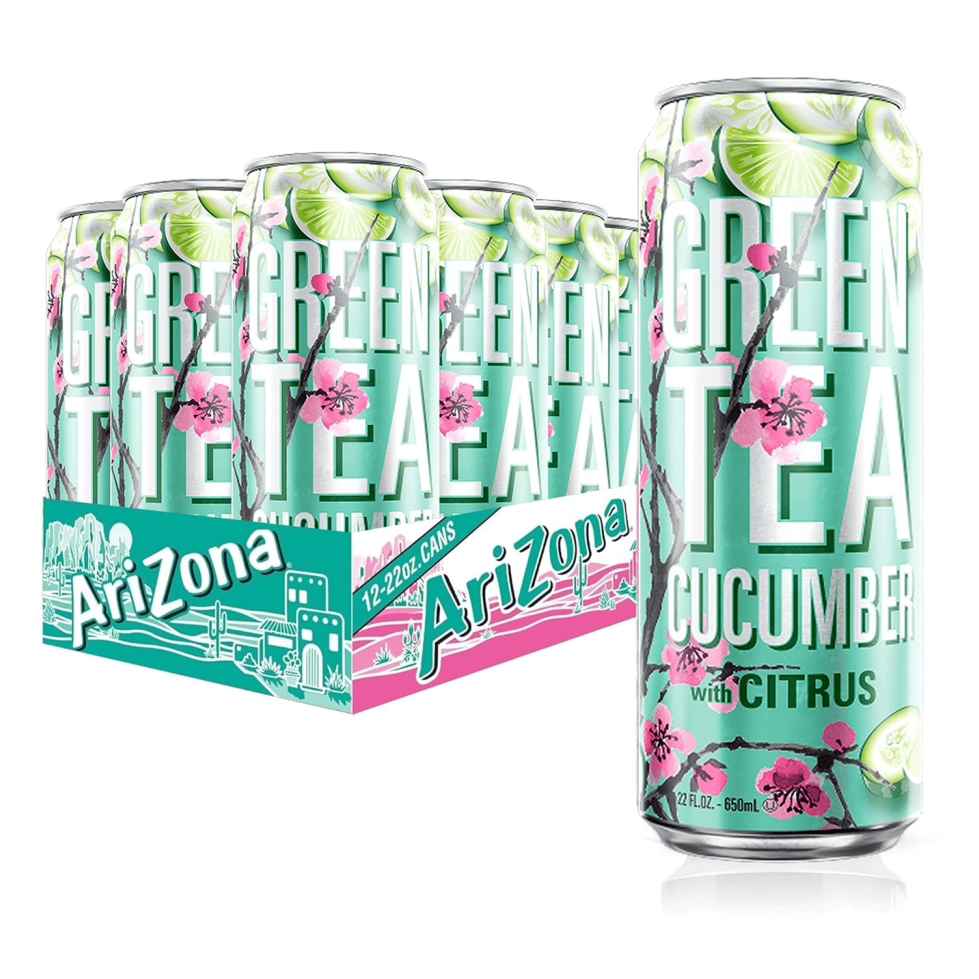 茶 ari*san Amazon.com : AriZona Green Tea with Cucumber and Citrus - Big Can