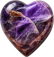 Vista 47 de Amazing Gemstone Piedra de Palma de Corazón de Cristal de Chakra - Piedra de Masaje de Bolsillo para Preocupación para Equilibrio Natural de Chakras