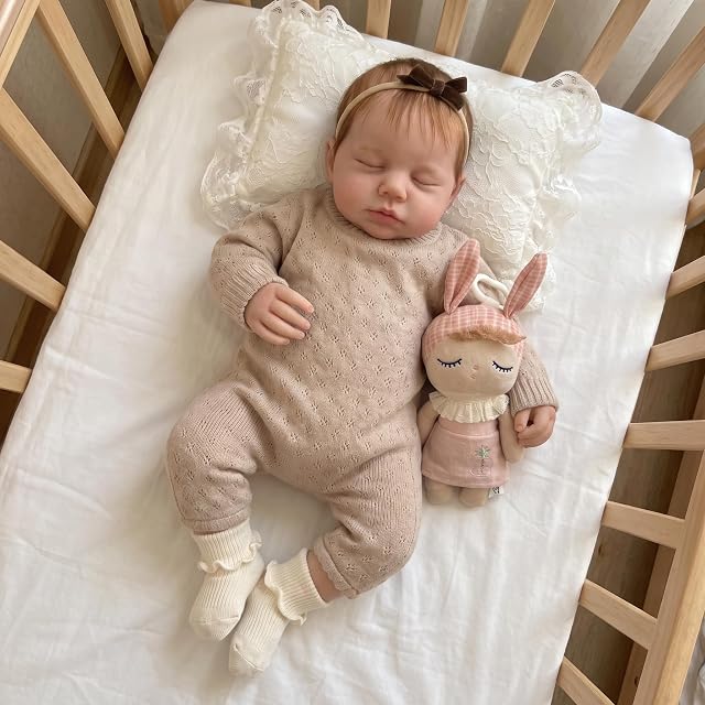 Foto 2 de 6 de Muñecas Reborn Niña Bebe Reborn Muñecas de bebé Realistas 19 Pulgadas con Cuerpo de Vinilo Suave Muñecos…