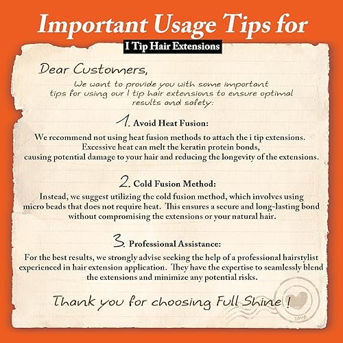 Miniatura 7 de Full Shine - Extensiones de cabello humano con punta en I, de 16 pulgadas, con queratina, de color rubio platino 60 y preunidas, 0.03 onzas por