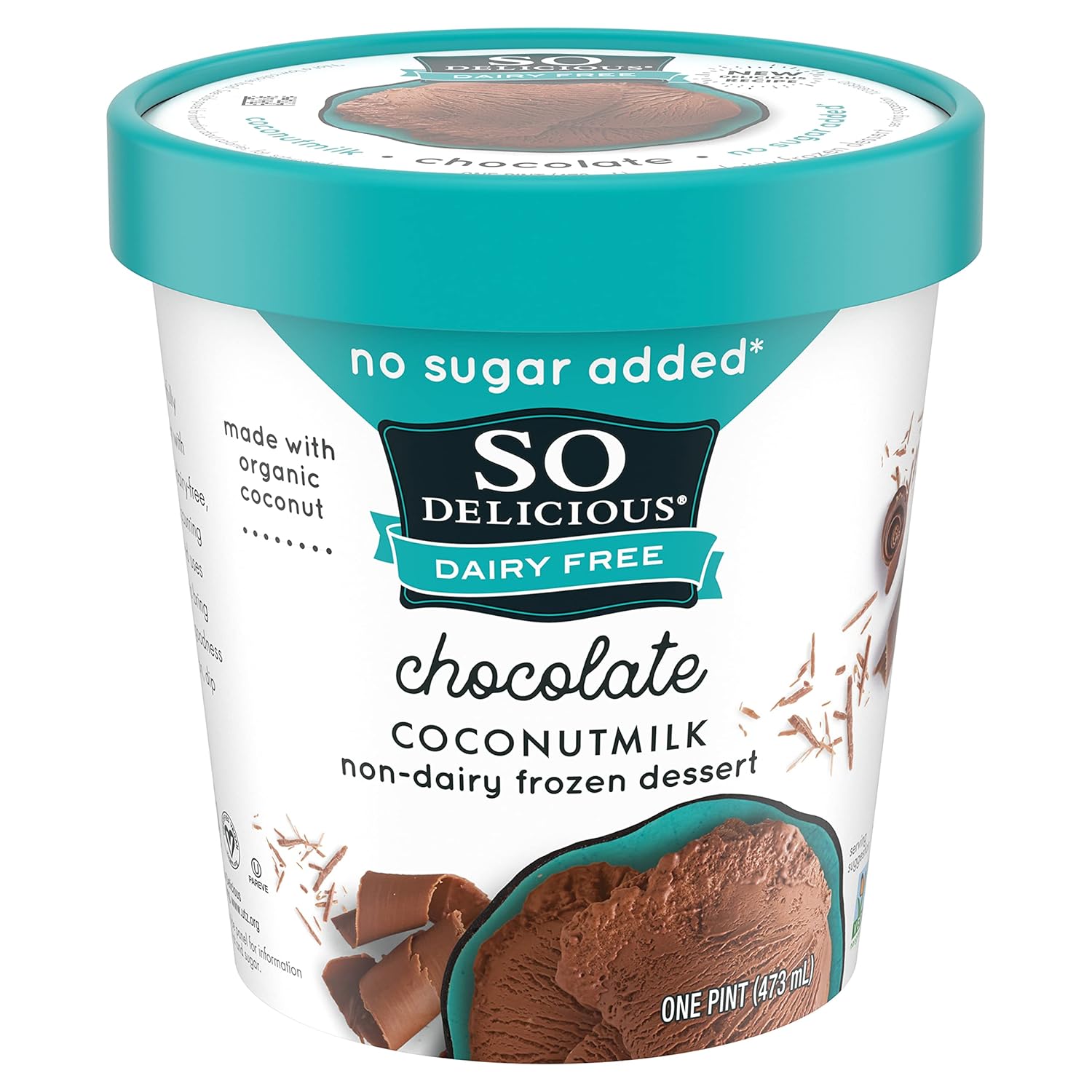 Buy So Delicious, No Sugar Added Chocolate Coconut Milk Ice Cream, 16 Fl Oz Online at Lowest