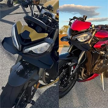 Side Fairings Winglets For Street Triple 765 R/RS 2019-2025 Wind Wing Cover Cone Aerodynamics Fairing Winglets Motorcycle Front Lip