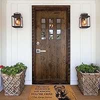 Vista 5 de Felpudo de bienvenida para puerta delantera, exterior, entrada al aire libre, tapete Corso para puerta, tapete divertido para puerta, tapete