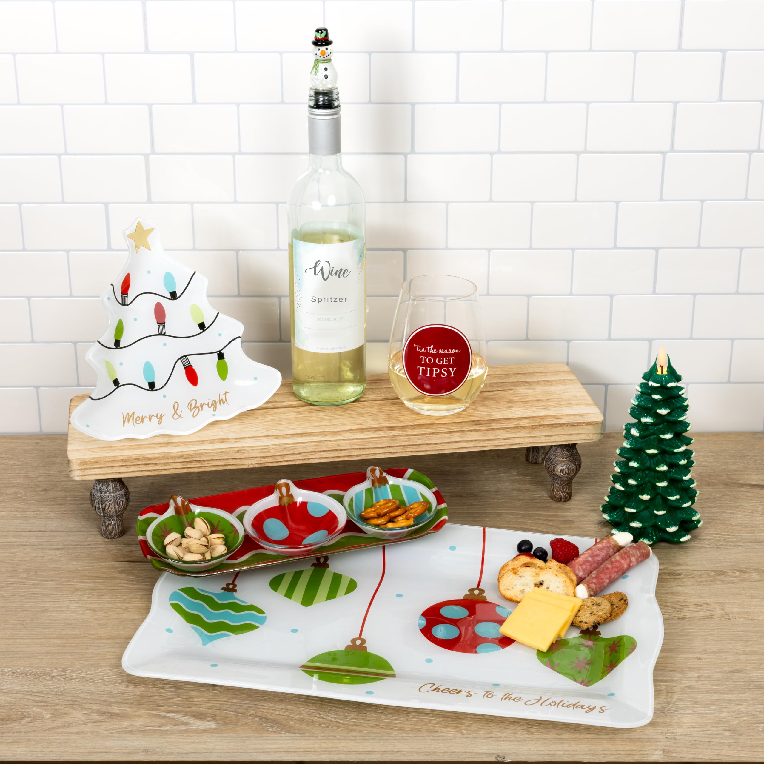 Amazon.co.jp: Pavilion Gift Company - クリスマス - 8インチ ガラス 