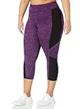 Womens Active Pieced Stretch Capri
