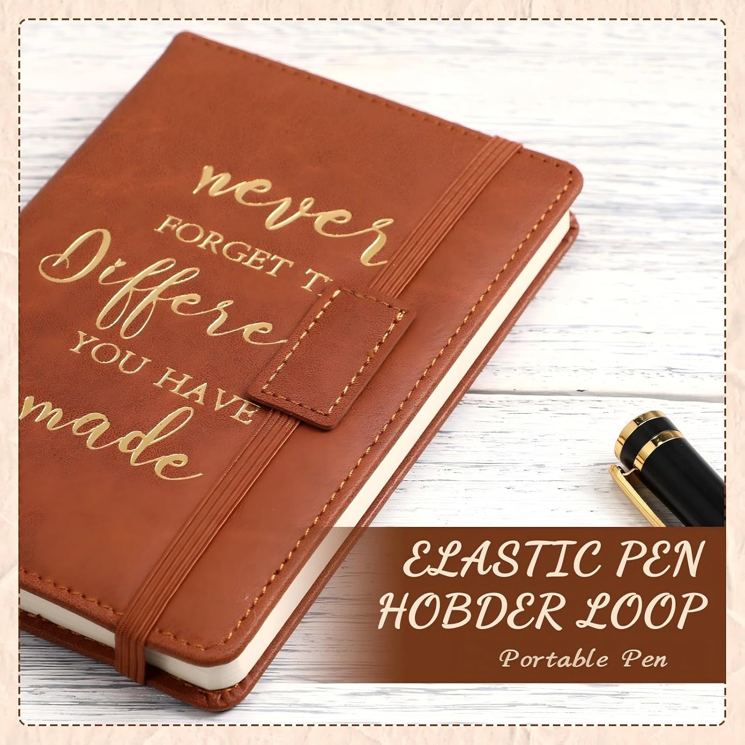 Qeeenar 24 Pcs Employee Appreciation Gifts Bulk Thank You Gifts A6 Leather Journal Bulk May Be Proud of The Work Small Notepad Inspirational Notebooks for Coworker(Multicolor,Thank You)
