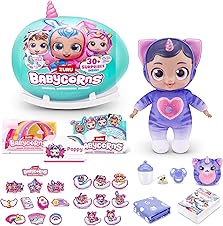 [79% off] Babycorns Interactive Baby Doll Series 1 Large (Kitten) by ZURU with Lights and Sounds, Magical Babydolls, Surprise, Unboxing, Girls, Dolls, Story