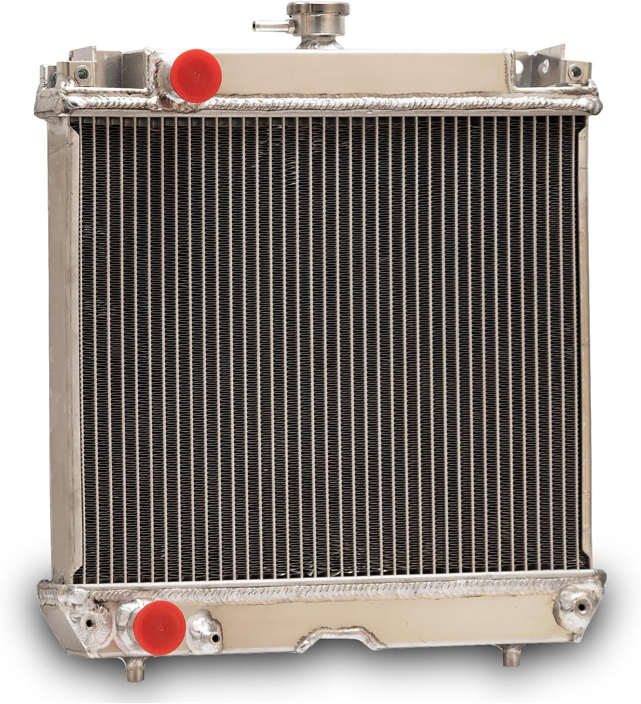 #124460-44501 Tractor Radiators - Pro 2 Row Core AA5052 All Aluminum Tractor Radiator Assembly Compatible with Yanmar YM240 YM2000 YM1700 Replacement 12446044501 Radiator