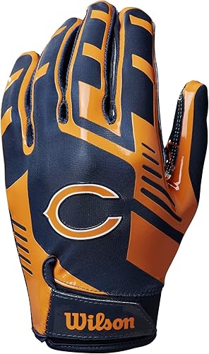 Miniatura 68 de WILSON NFL Guantes de fútbol americano con ajuste elástico, para jóvenes y adultos