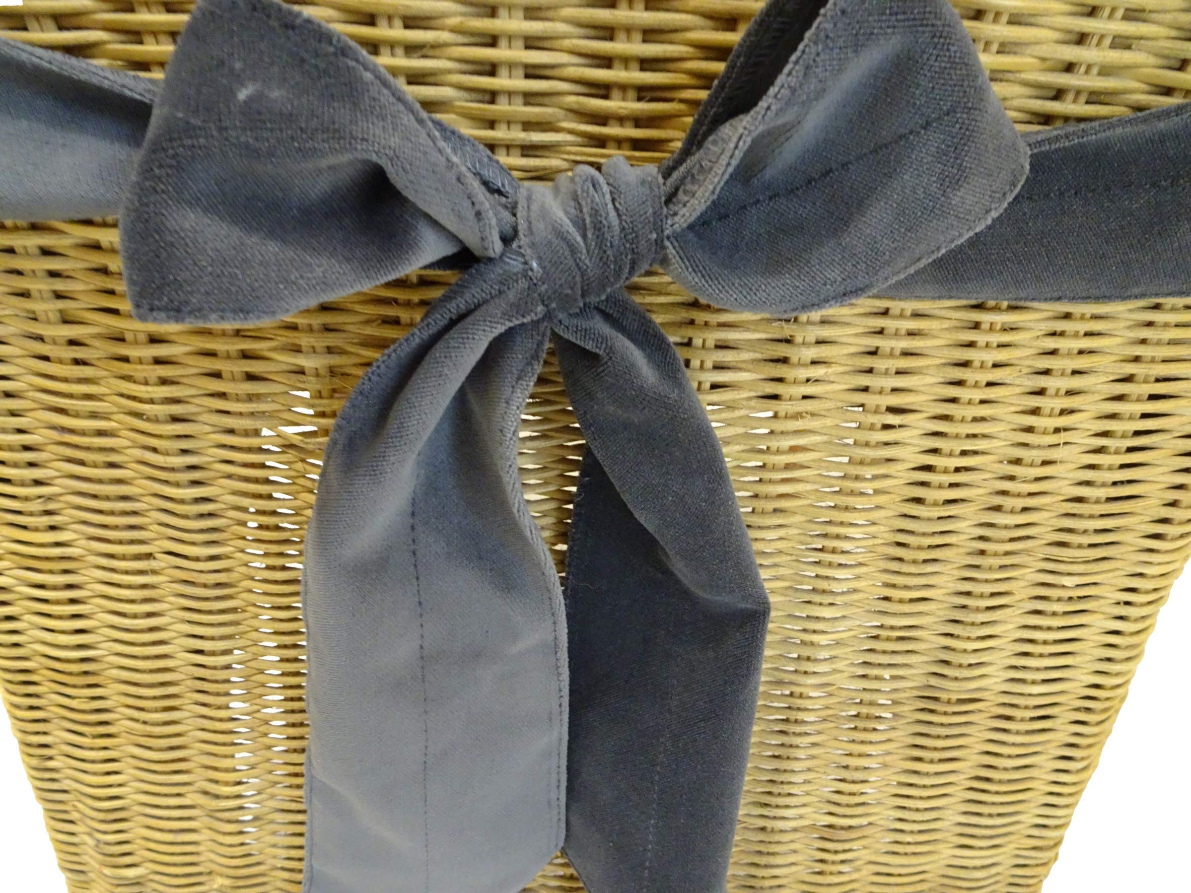 Set mit 4er StuhlKissen mit einem Bogen Kordel Kissen für Rattan Stühle & mehr Stuhlauflage Velour - Samtsitz 43 x 40 x 5 cm Sitzkissen 4er-Pack (Graphit)