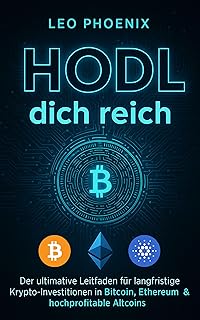 HODL dich reich: Der ultimative Leitfaden für langfristige Krypto-Investitionen in Bitcoin, Ethereum & hochprofitable Altcoins (Kryptowährungen: Bitcoin, Ethereum und Co.) (German Edition)