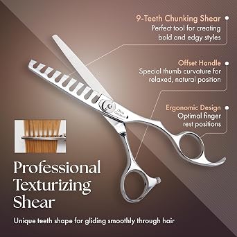 Olivia Garden TextureCut Professional Hairdressing Thinner Intro Case