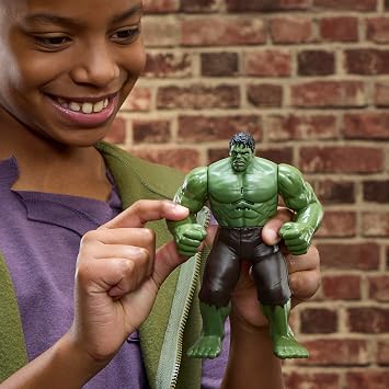 Marvel Studios Spider-Man: Yepyeni Bir Gün Hulk Aksiyon Efektli 15,2 cm Ses Efektli Elektronik Figür, Çocuklar için Süper Kahraman Oyuncakları ve Figürleri, 4 Yaş ve Üzeri