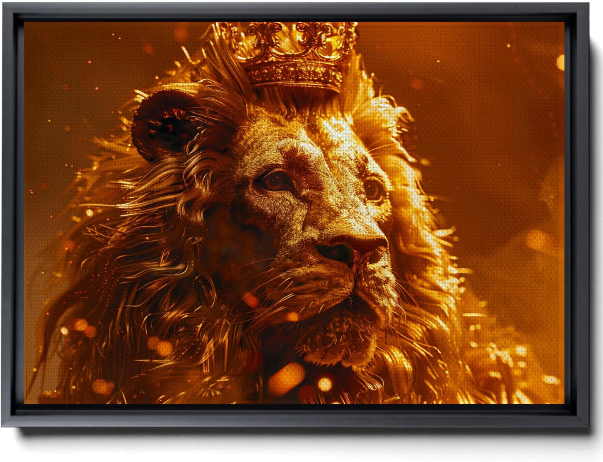 King Lion Canvas Wall Art Canvas Design Ready To Hang Decoration Canvas Prints, Decor