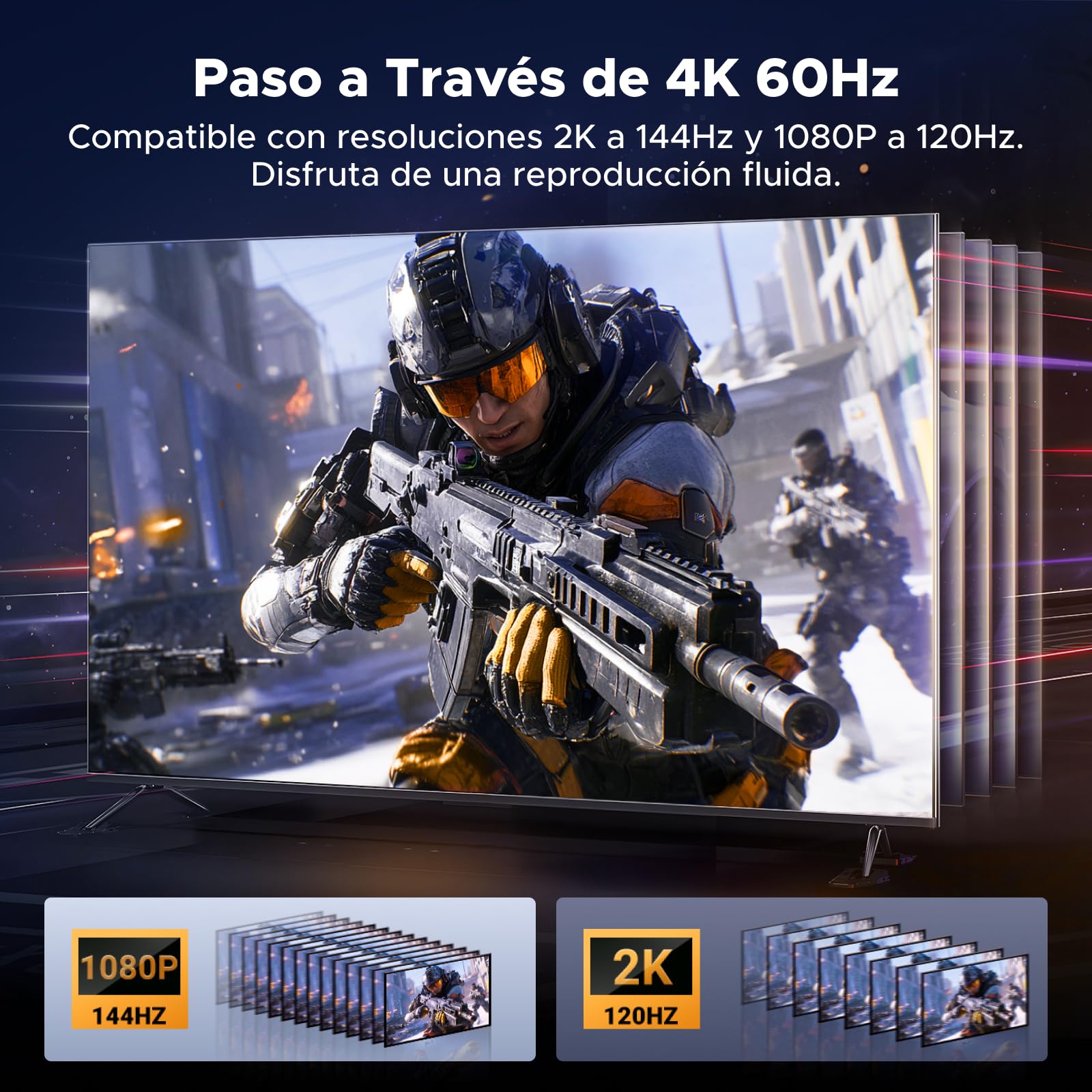 UGREEN Tarjeta de Captura de Video HDMI 4K 30Hz USB-C 3.2, Grabación y Streaming 4K 60Hz, Salida en Bucle, Compatible con PS5/4 Pro, Xbox Series X/S/One, Switch 2, MacBook, PC, iPad, Cámara