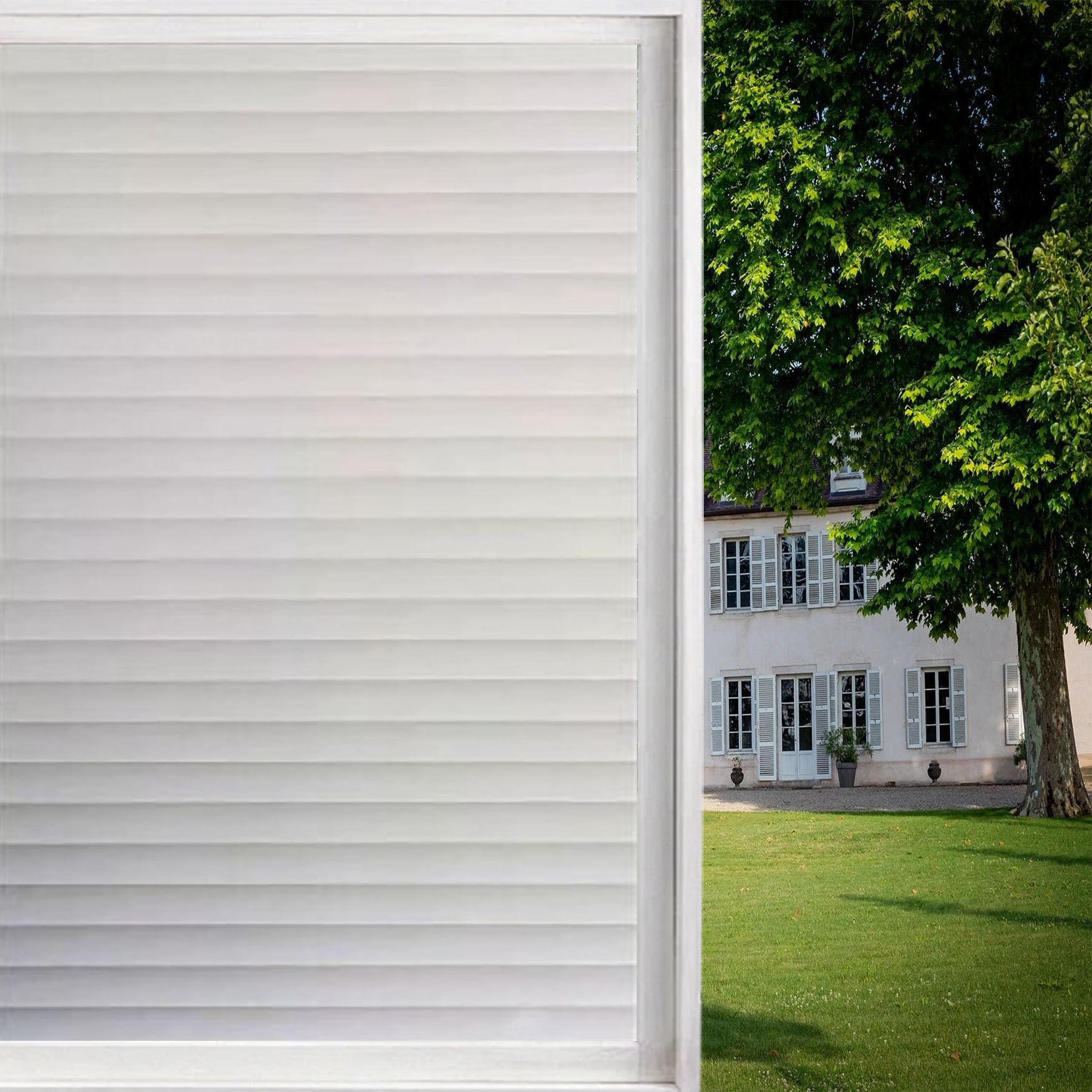 Film fenetre anti regard 50x220 cm occultant et reversible pour vitrage maison