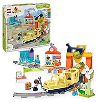 LEGO DUPLO Grande Treno Comunitario Interattivo - Giochi Didattici per Bambini e Bambine da 3 Anni in su