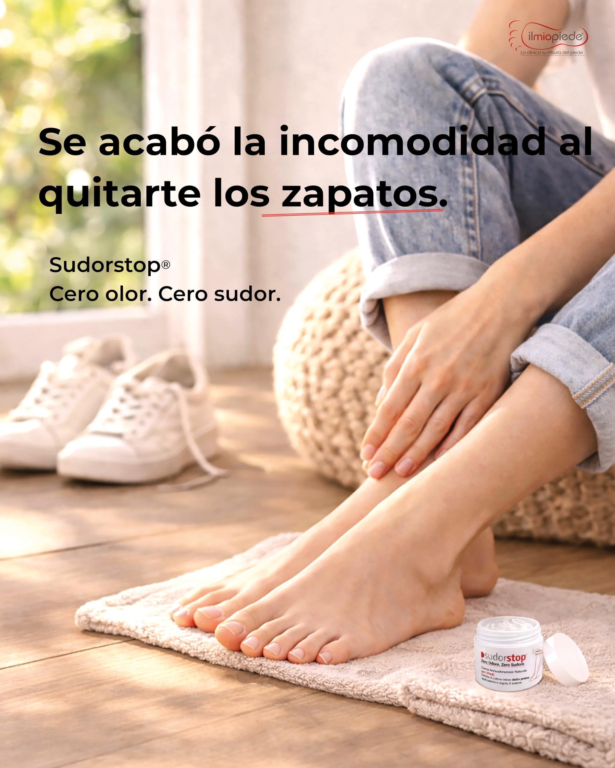 Sudorstop Crema para Pies Reduce Sudor Excesivo Mal Olor