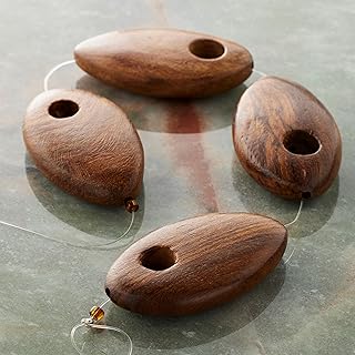 Bead Landing Brown Wood Teardrop Beads 4pc