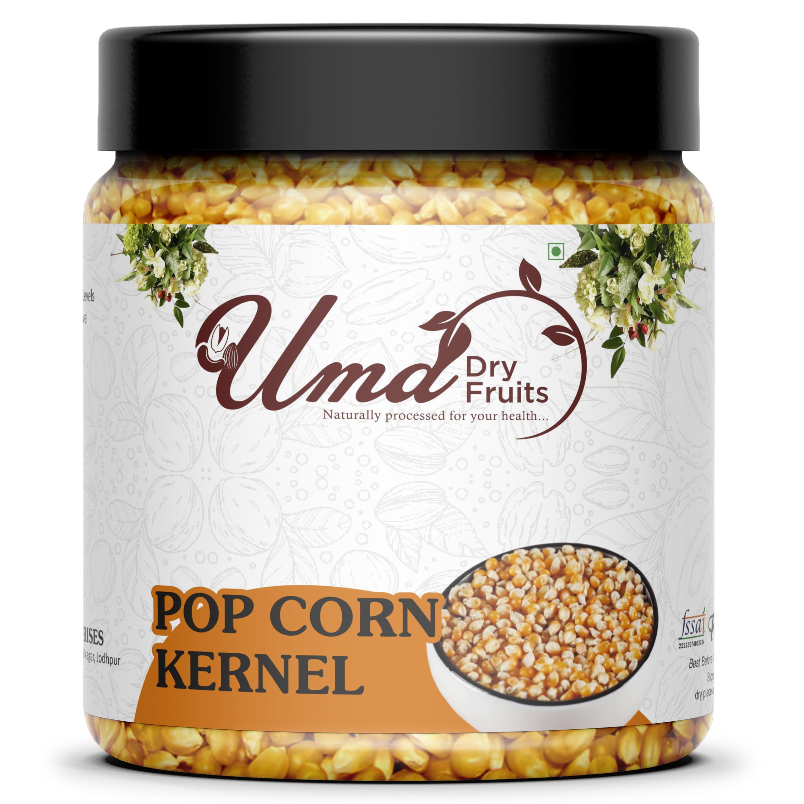 Uma Dry Fruits Popcorn Kernels| Corn Kernels| Popcorn| Corn Kernels For Popcorn|Pop Corn Kernels|Unpopped Popcorn(jar pack) (1kg)-picture-15