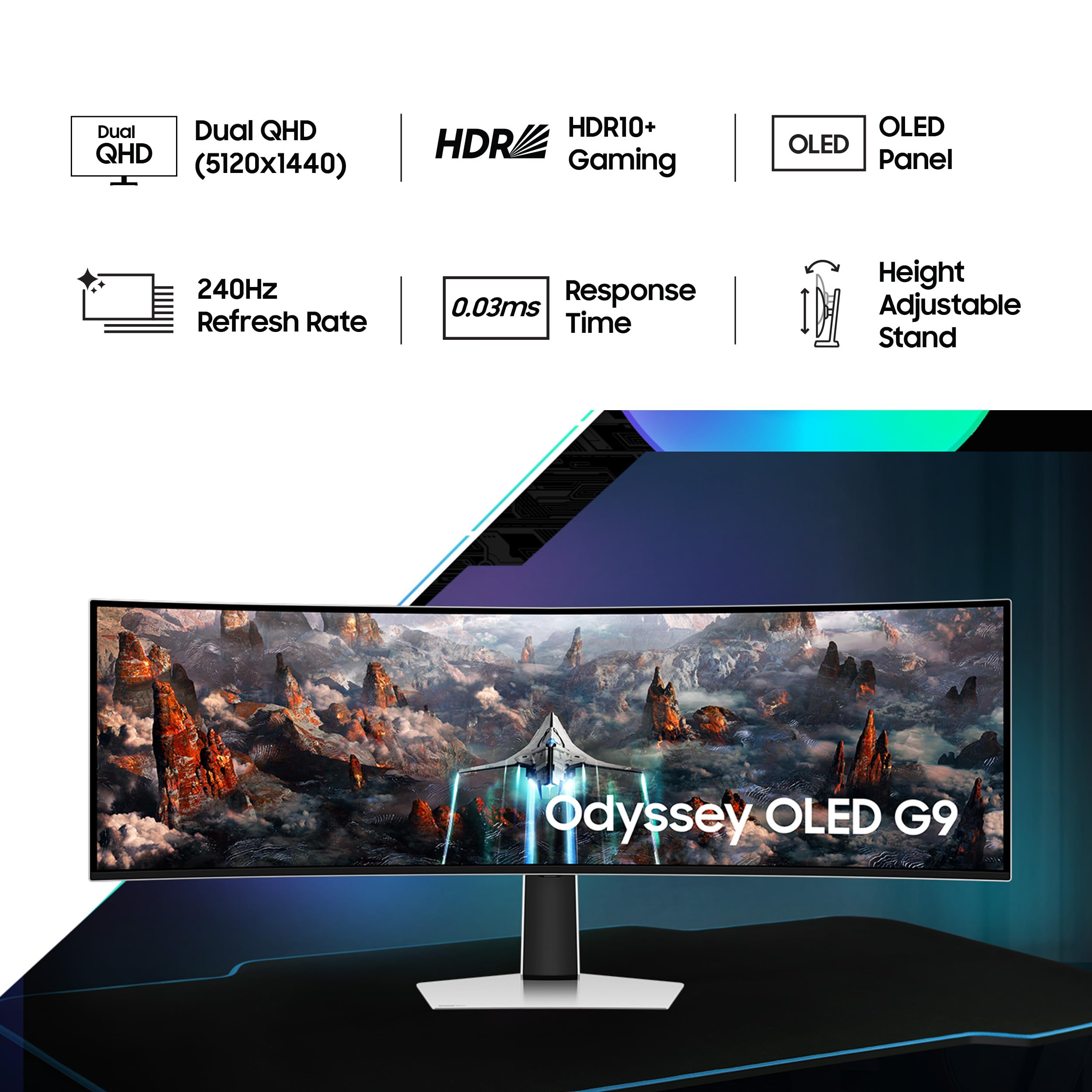 ディスプレイ・モニター本体 Samsung Odyssey OLED G9 Odyssey OLED G9 | 49