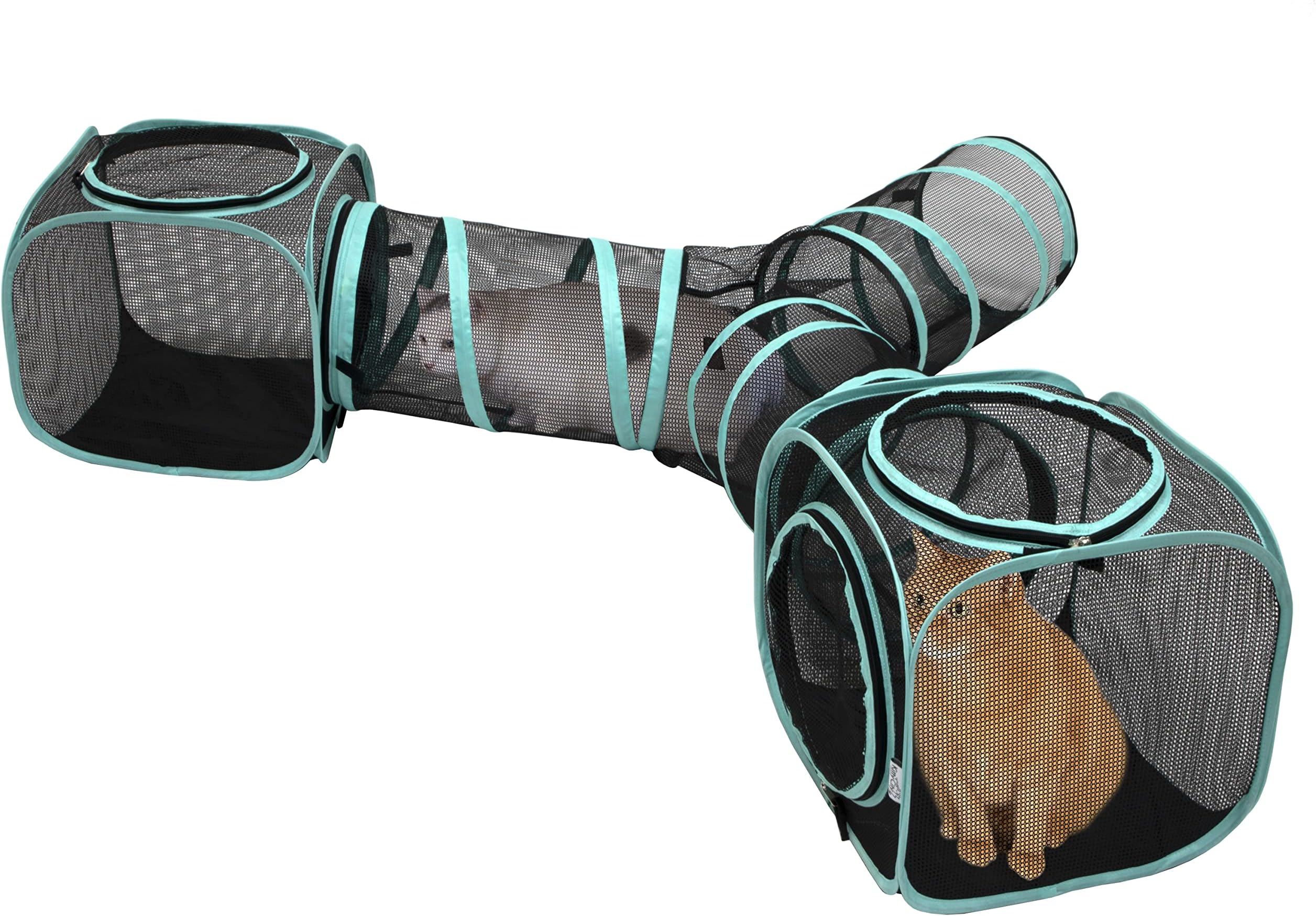 Claw Indoor and Outdoor Mega Kit Cat Furniture, Cat Sleeper, Outdoor Kennel, 5523C, Black, (CM-10175)