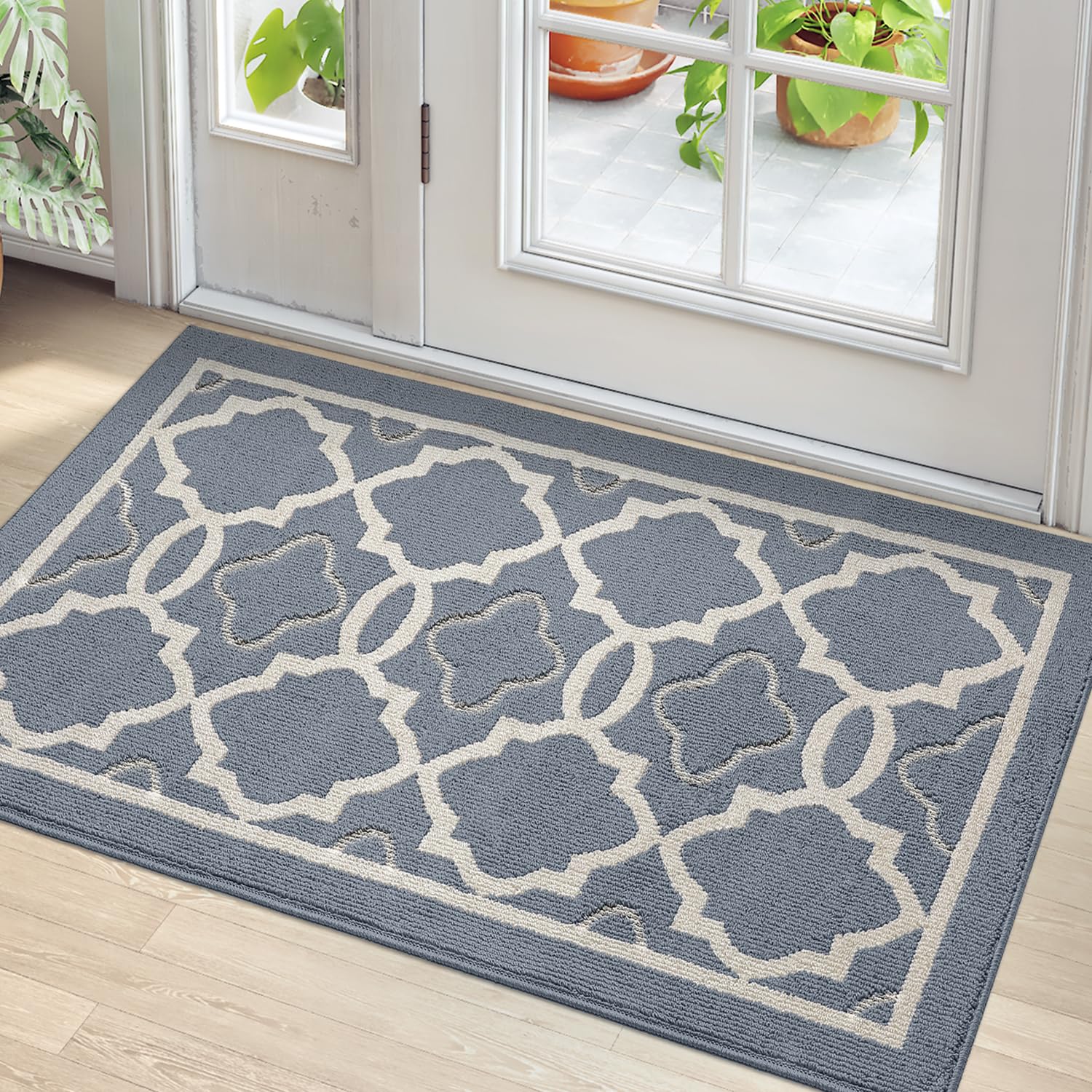DEXI Deurmat 60 x 90 cm, antislip vuilopvangende deurmatten voor