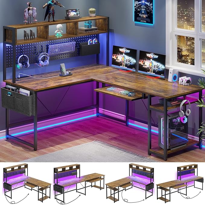 SEDETA L Shaped Computer Desk