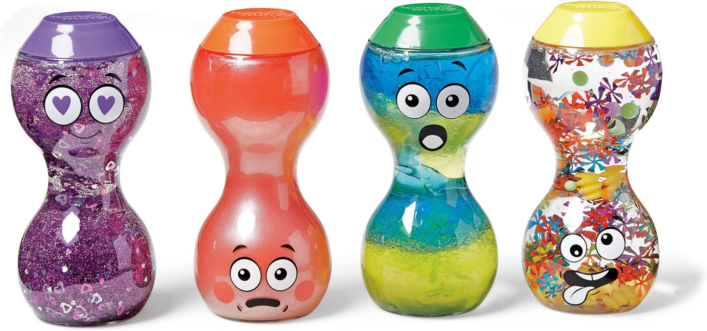 Learning Resources Express Your Feelings Sensory Bottles Embarrassed, Silly, Surprised, Loved, Toddler Sensory Toys, Play Therapy Toys, Calm Down Corner Resources, Ages 3 4 5 +