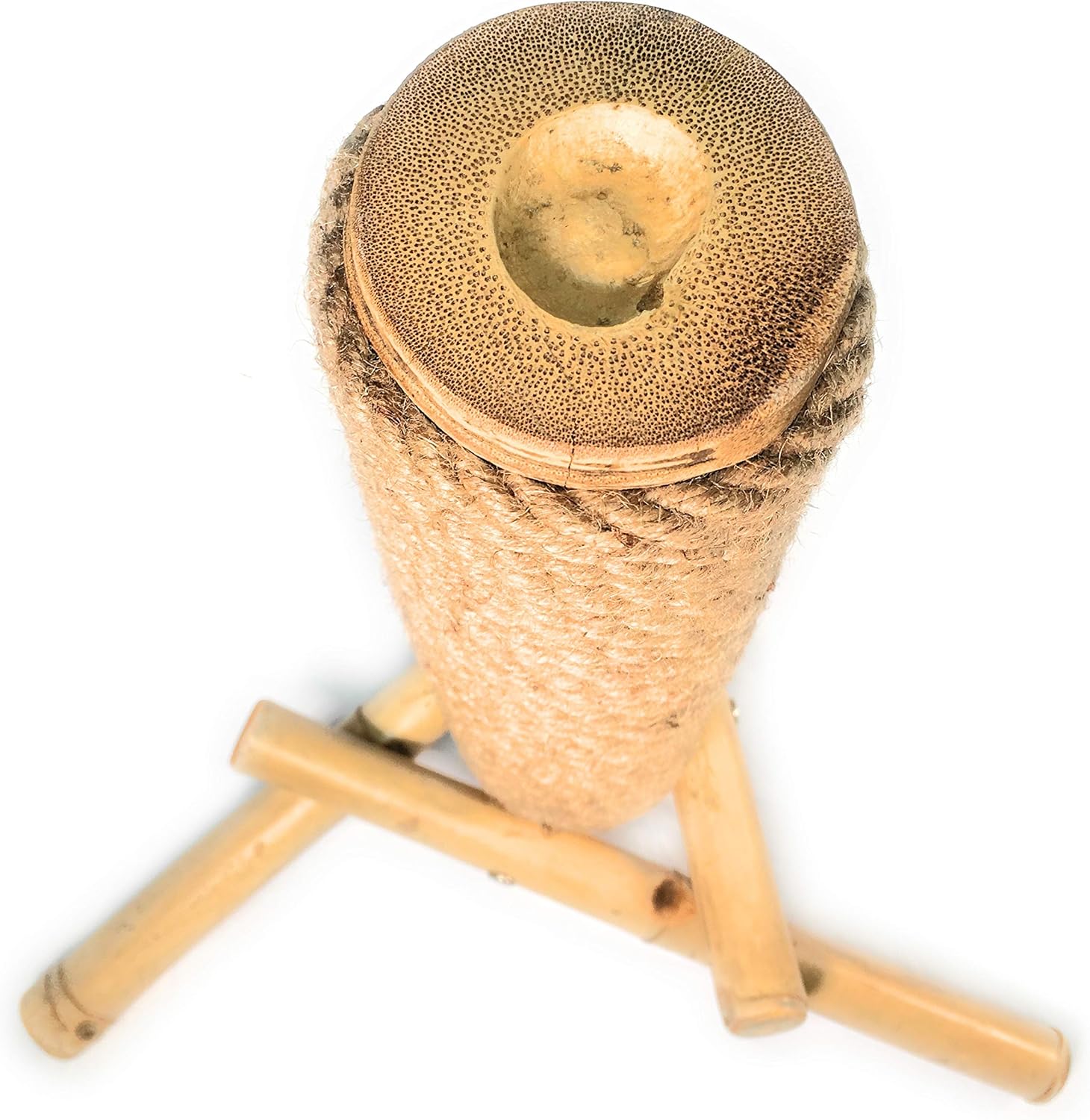 Bamboo & Jute Cat Scratching Post | All Natural | Handmade | Safe