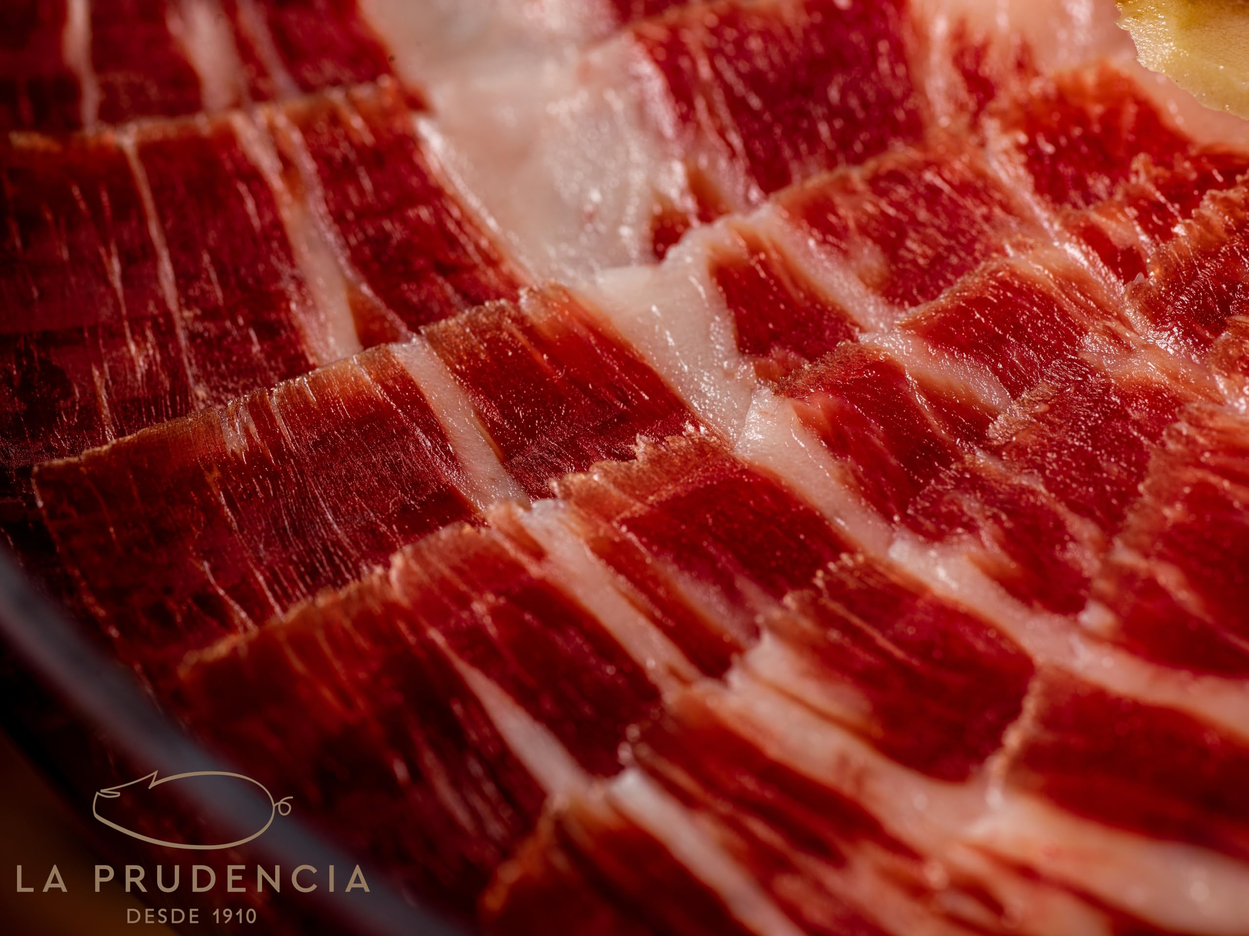 LA PRUDENCIA - Jamón iberico de bellota 100% ibérico - Etiqueta Negra - 48 meses de curación - 7 a 8 kg Aprox - ORIGEN EXTREMADURA