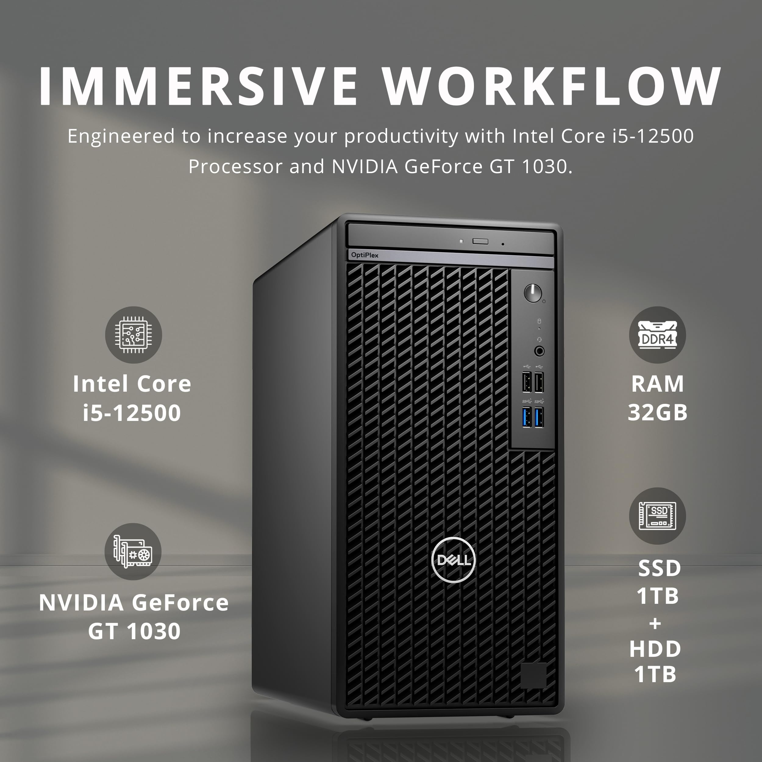 Amazon.com: Dell OptiPlex 3000 Tower Business Desktop, Intel Core 