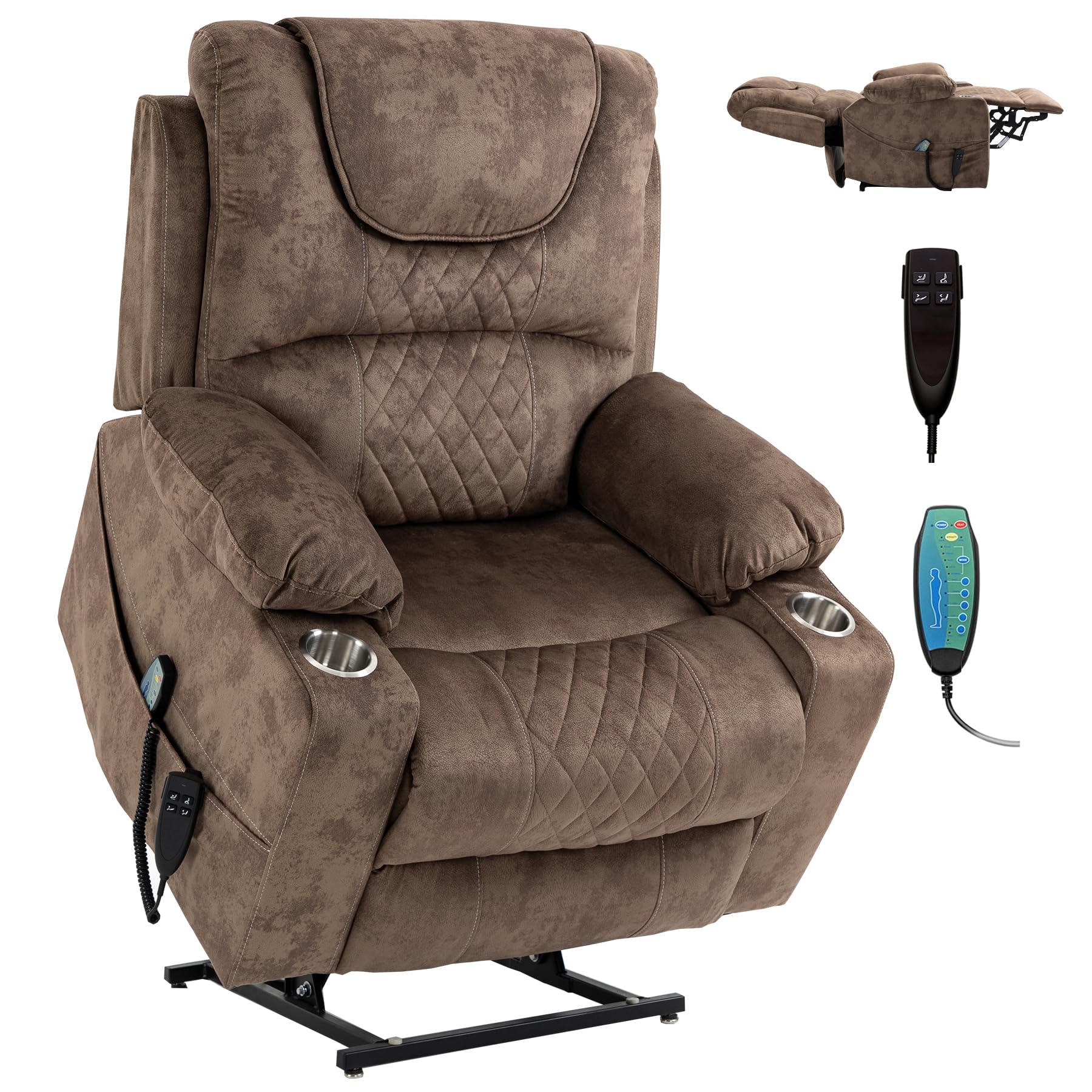 RHHVVR Oversized Power Lift Recliner