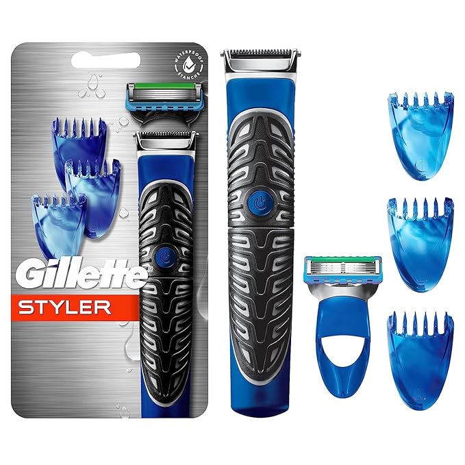 Gillette All Purpose Styler: Beard Trimmer, Fusion Razor & Edger for Men