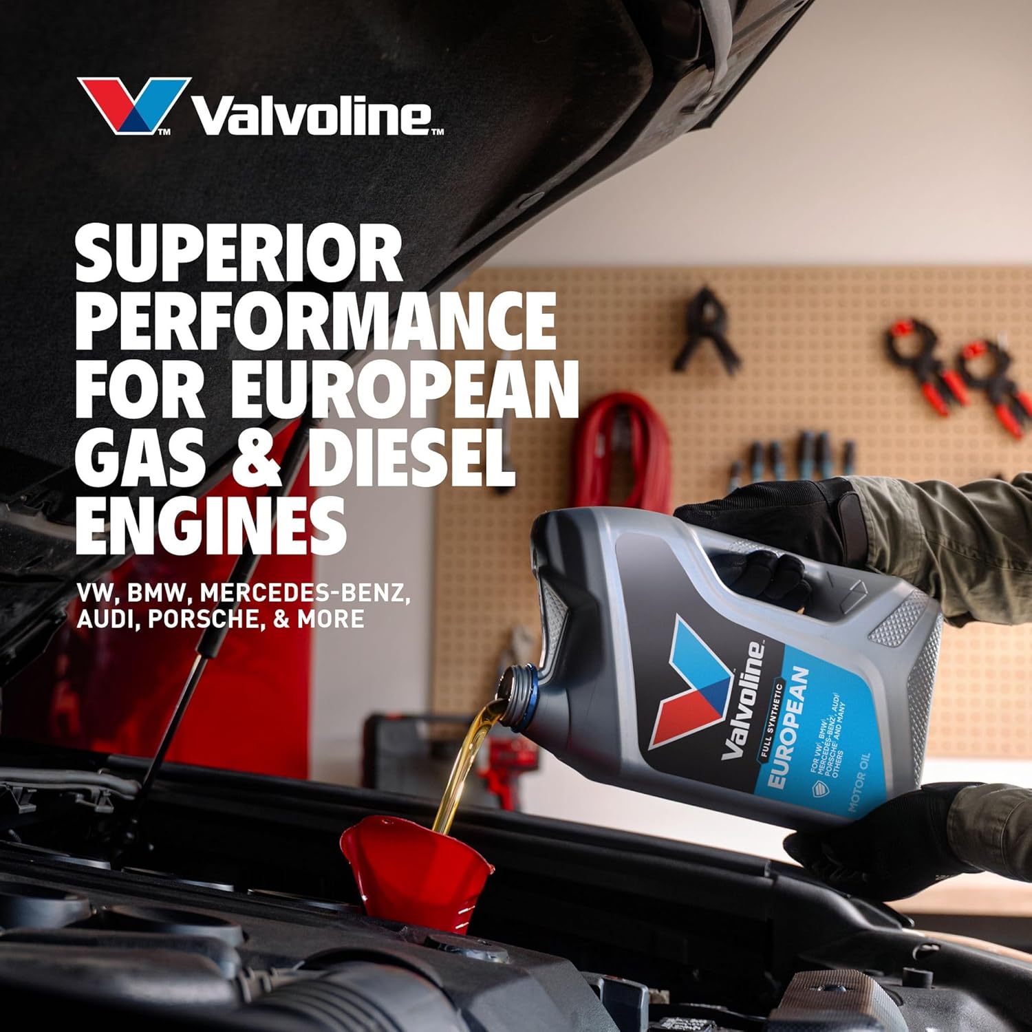 Valvoline European Vehicle Full Synthetic SAE 5W-40 Motor Oil 5 QT - Image 4