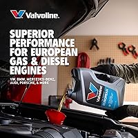 Vista 5 de Valvoline Aceite de motor sintético SAE 5W-40 para vehículos europeos de 5 cuartos de galón, caja de 3