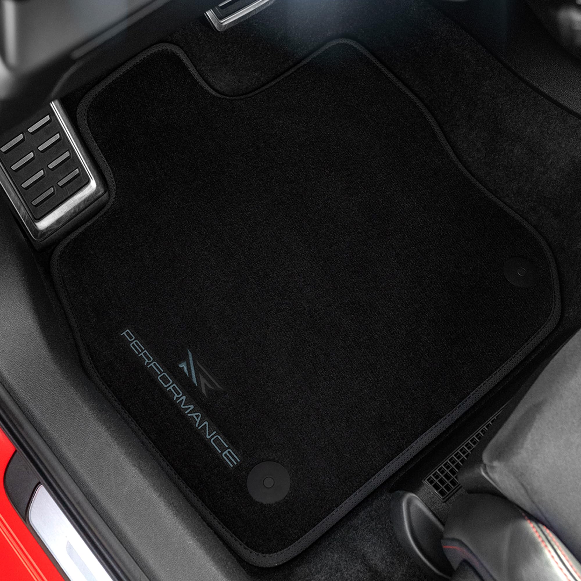 M MOTOS Tappetini Auto Velours Per Citroen DS3 2010-2016 | Nero, Set Standard, Antiscivolo - 3