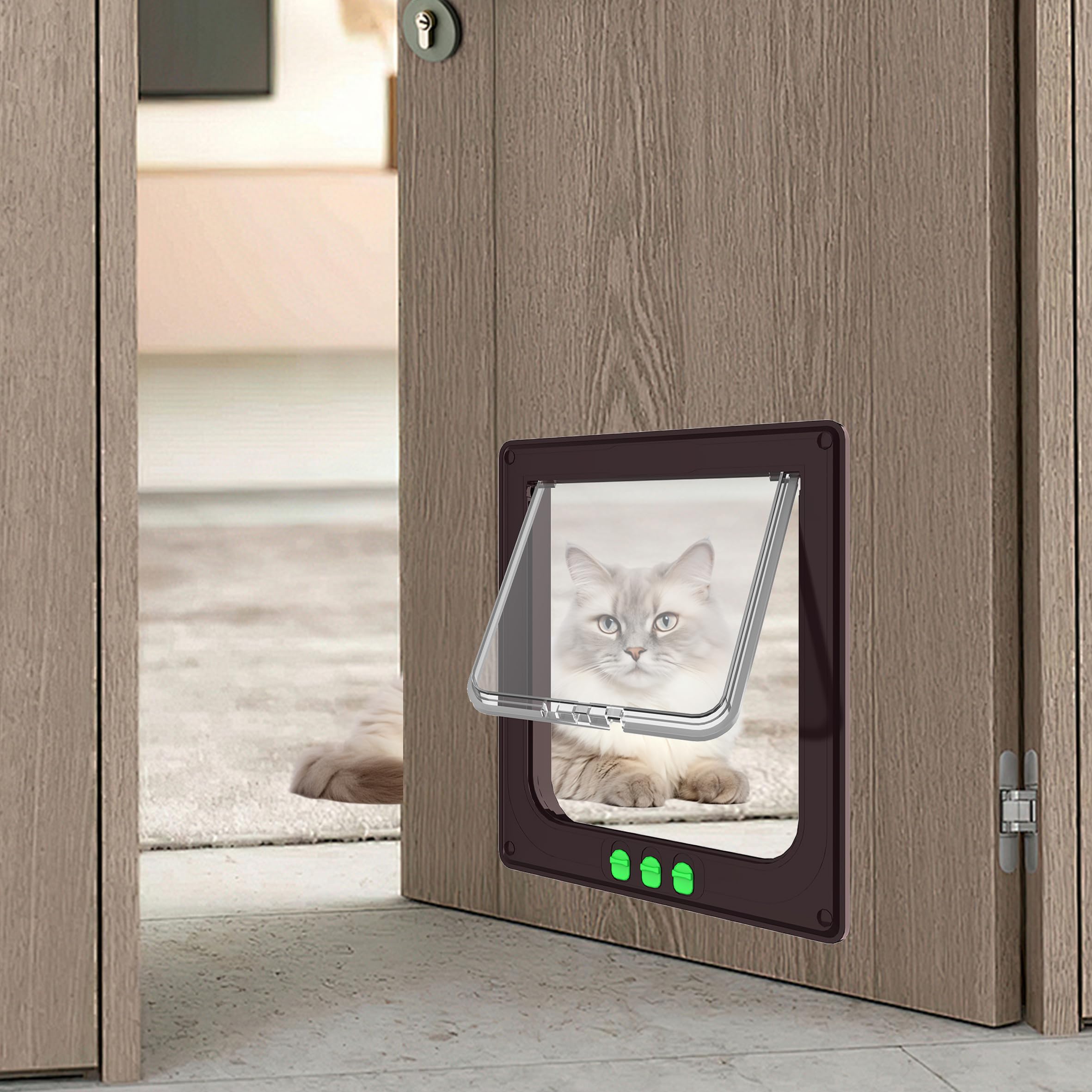 Porta per Gatti, Lembo per Gatti, Impermeabile, Facile da Installare, Lembo per Cani per Porta Interna Esterna, Finestra, Parete