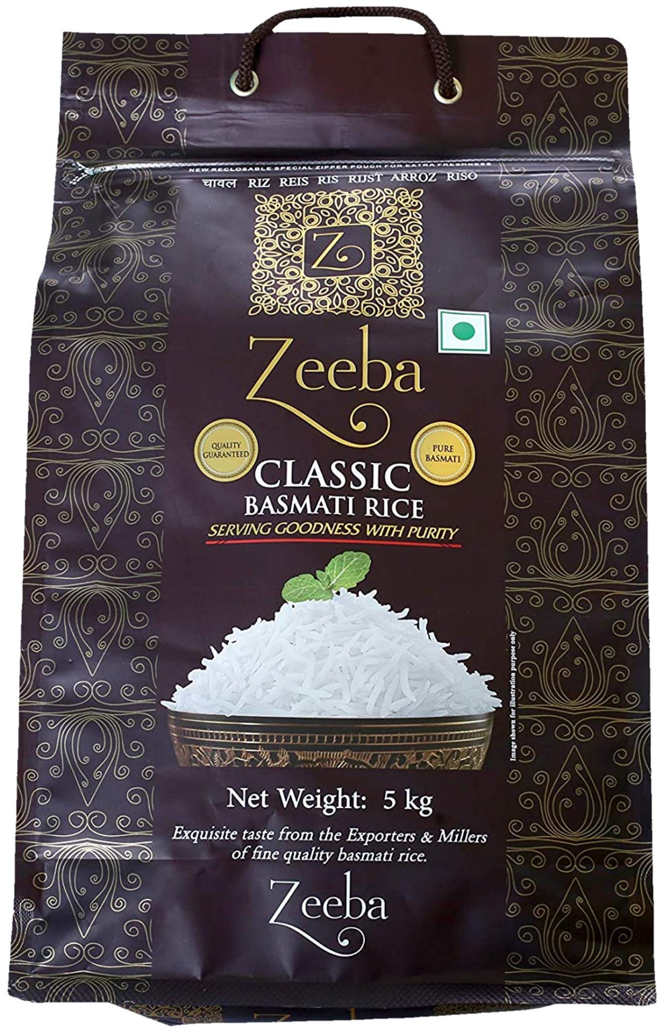 ZEEBA CLASSIC BASMATI RICE 10LB