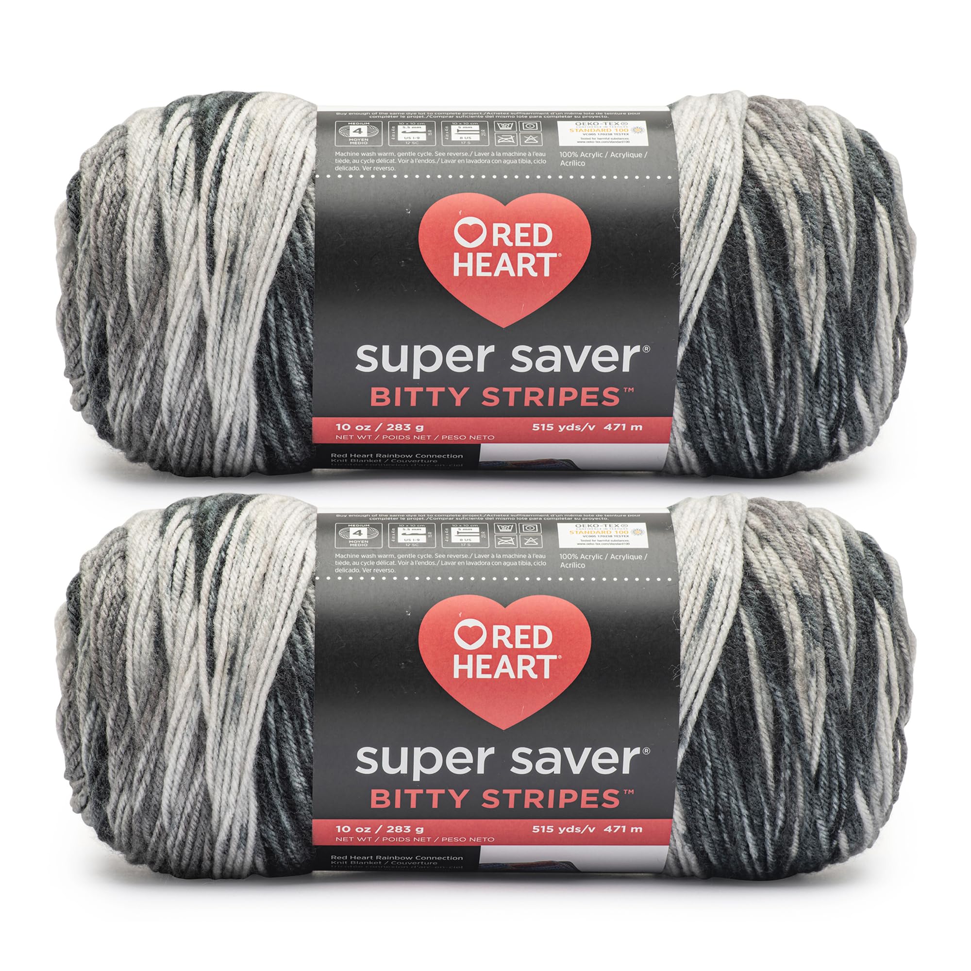 【絶版！新品】メッセージ オブ ハート 心のささやき Herz flimmern Amazon.com: Red Heart Super Saver Bitty Stripes Crochet Yarn
