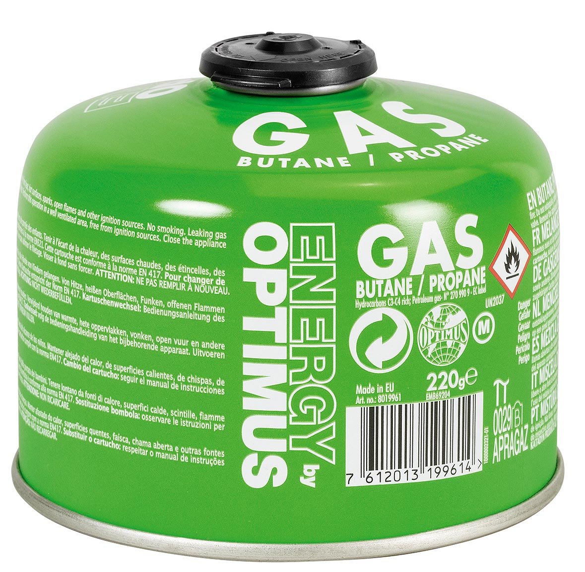 Generisch 10 x Optimus Ventil-Gaskartusche mit je 230g Füllmenge