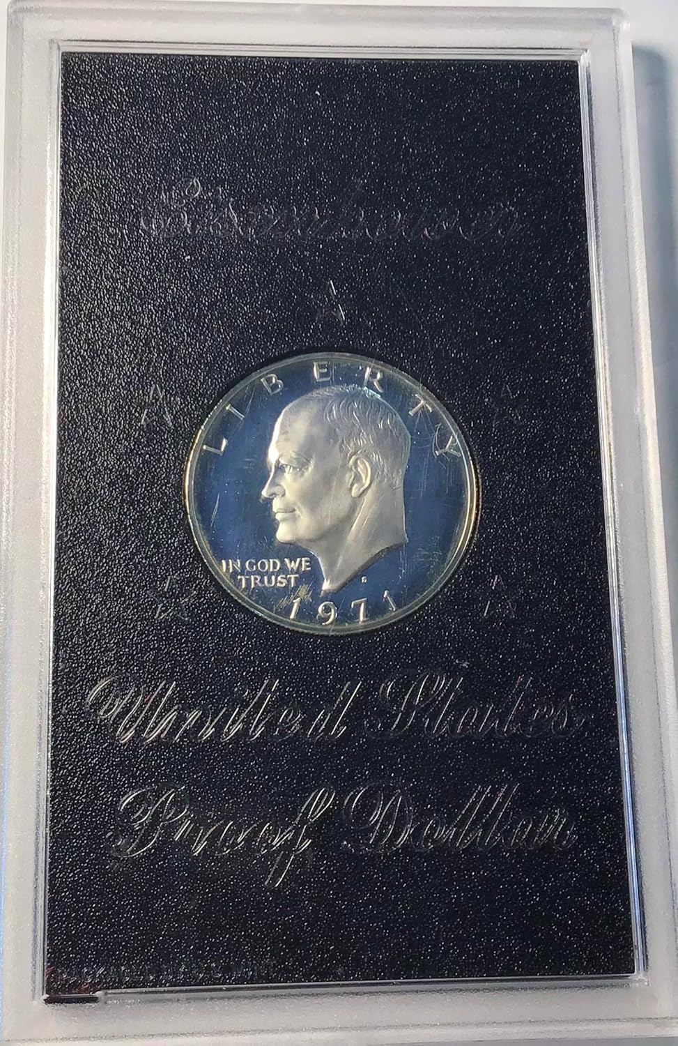 1971 S Eisenhower 40 Percent Silver Dollar Seller Proof