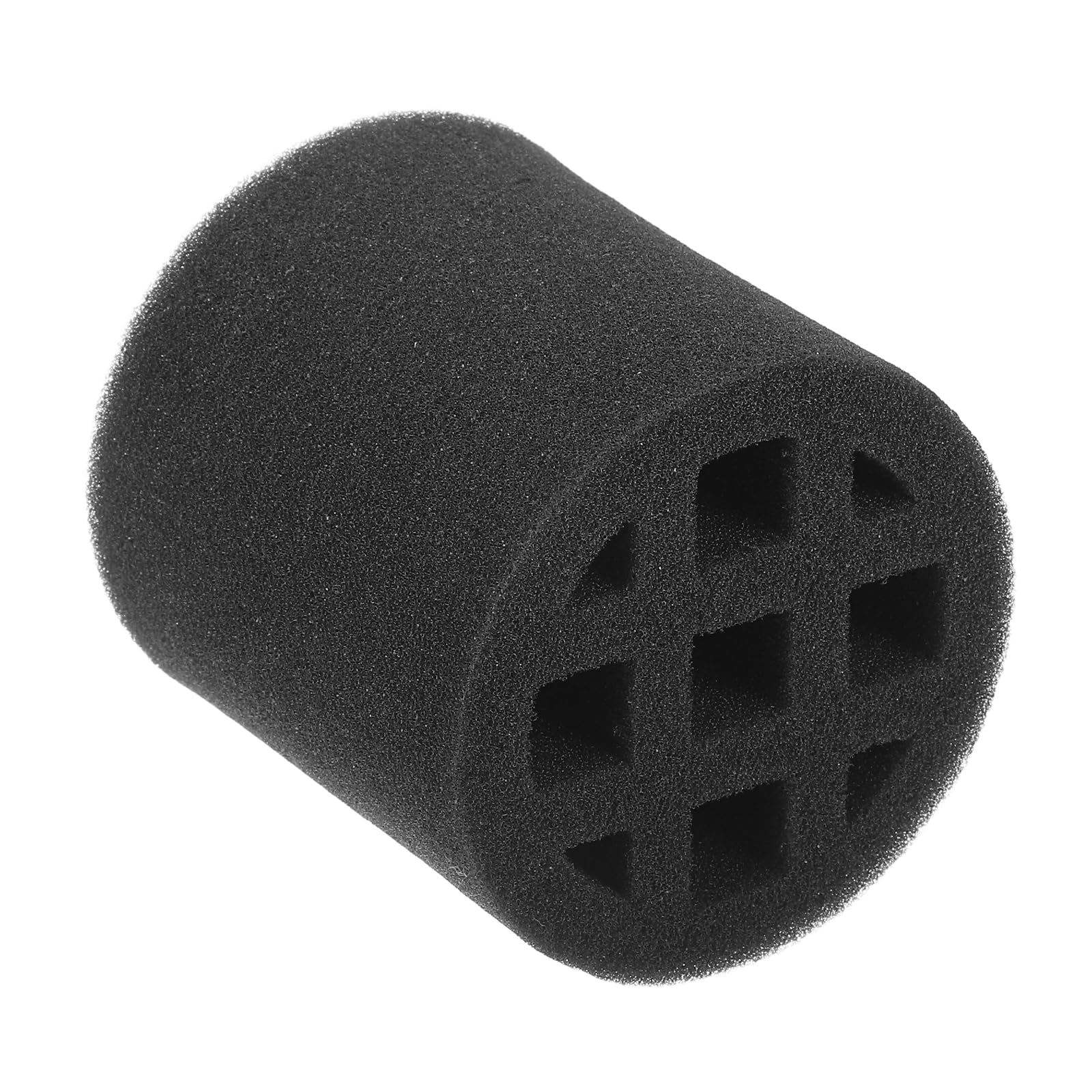 sourcing map in-line Duct Sound Absorbing Tool Sponge, (75mm/ 3") - Elastic Duct Noise Reducing Foam Sound Insulation Silence Ducting Accessories for Round Ventilation Pipes, Black โ image 1