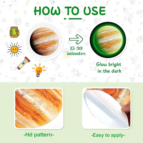 Miniatura 10 de Bonito adhesivo decorativo de pared con agujero de ratón que brilla en la oscuridad, diseño de flores con diseño de ratón, adorable decoración de