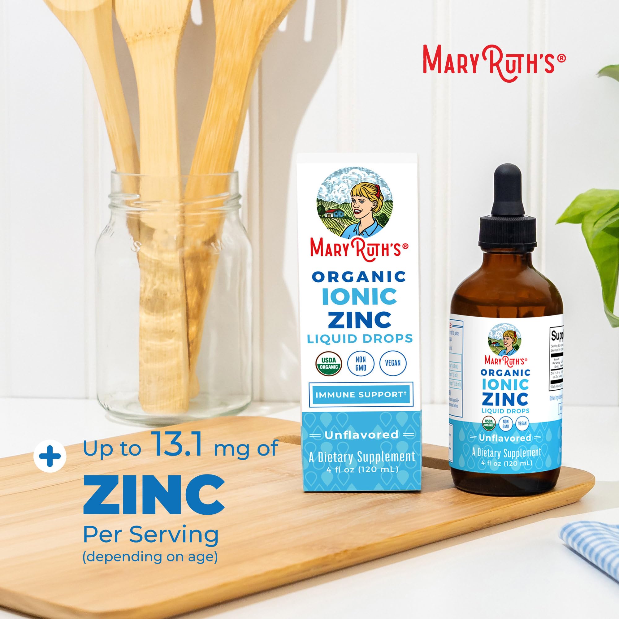 MaryRuth's USDA Organic Ionic Zinc Liquid Drops, Unflavored, 4 oz — Amazon image 7