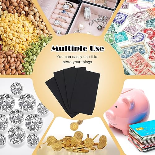 Miniatura 5 de 500 sobres de monedas pequeñas, sobres pequeños para efectivo, autoadhesivos, mini sobres para almacenamiento de semillas para el hogar, boda,