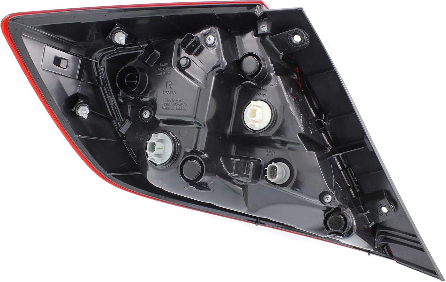 Garage-Pro Tail Light Compatible with 2016-2021 Honda Civic Driver and Passenger Side, Outer SET
