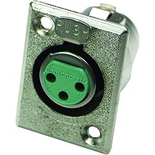 Switchcraft D3F D Series 3 PIN XLR Female-Silver pins/Nickel Finish
