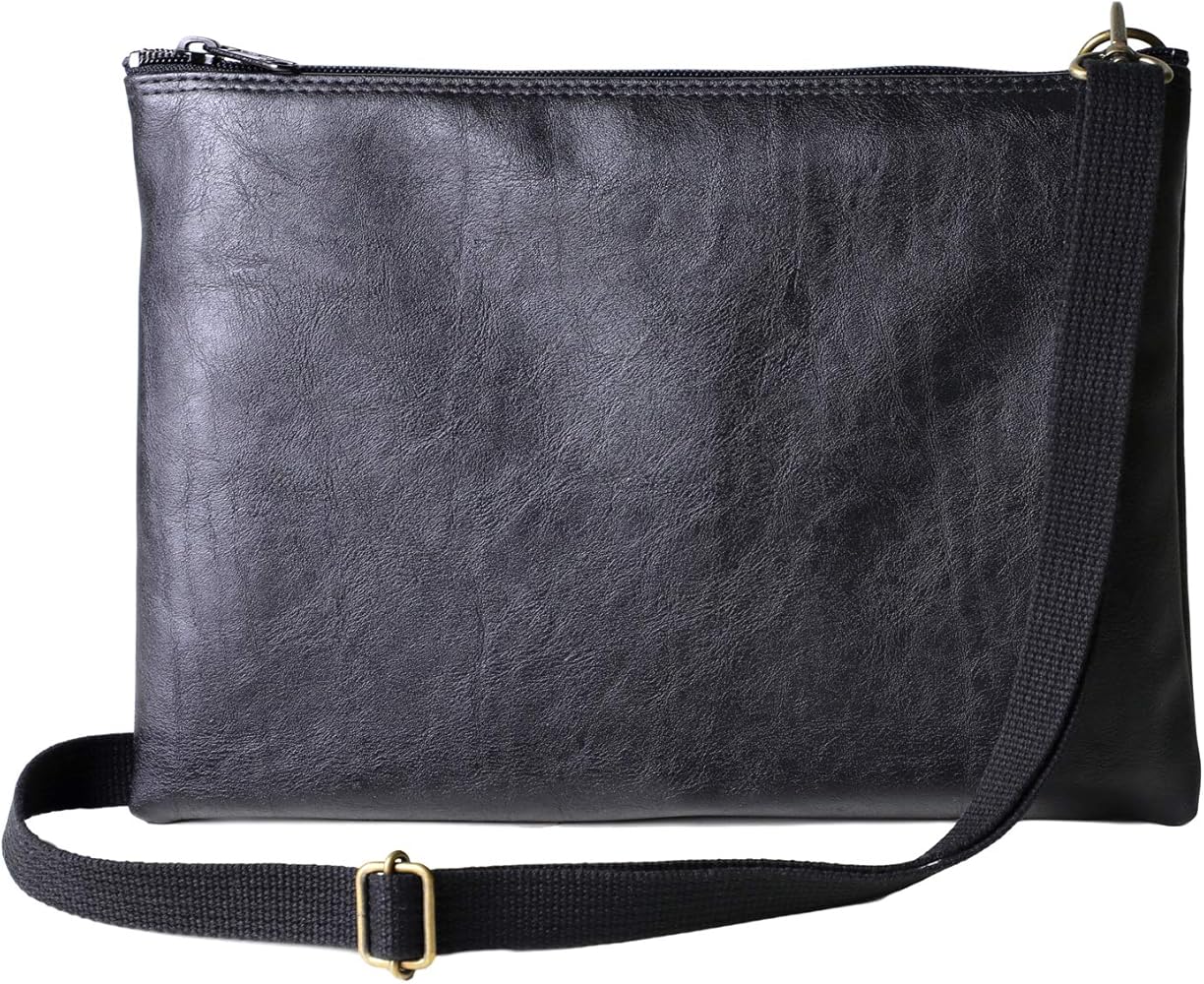 atelierCODEL サコッシュ メンズ ショルダー バッグ 日本製 (30cm, ブラック) atelierCODEL サコッシュ メンズ ショルダー バッグ 日本製(ブラック